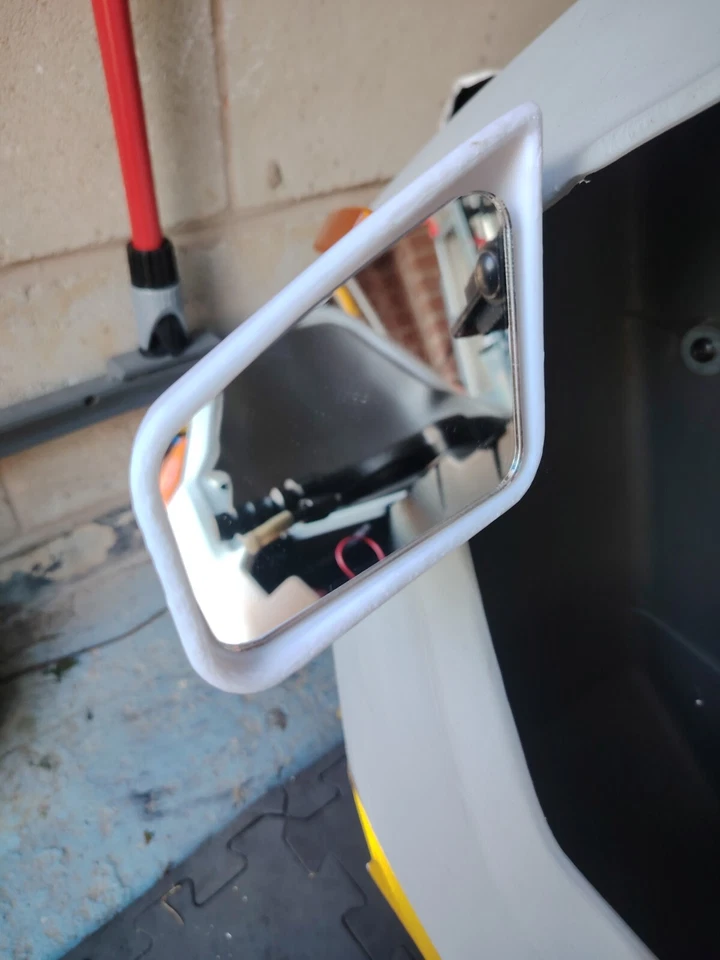 Sinclair C5 Wing Mirrors-3d Printed With Brackets, Nuts And Bolts.  - Image 3 of 4