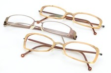 Lindberg Glasses Set 3 Pieces For 1 Lot 5050 1101 1102 Strip  Acetanium Denmark