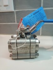 JAMESBURY Stainless Steel 4CB3600XTB20661 1,200 PSI 1 " NPT THREADED BALL VALVE