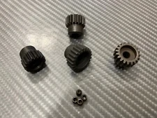 Mod .8 32P 5mm Steel Pinion Gear Set 18T 19T 20T 21T Fits 32 Pitch Spur Gear