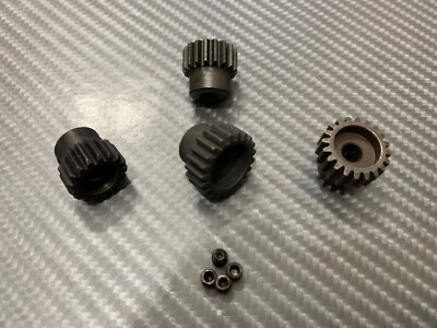 Mod .8 32P 5mm Steel Pinion Gear Set 18T 19T 20T 21T Fits 32 Pitch Spur Gear