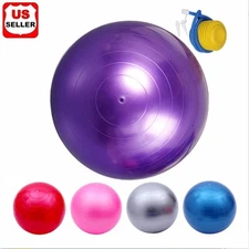 22" Exercise Yoga Ball with Pump, Pilates and Balance Training Anti-burst & Slip