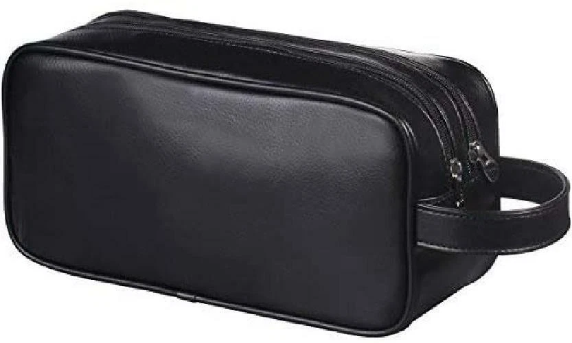 Envío gratis Soft Leather Zip Travel Neceser Para Hombre Ladies Supply Toilet | eBay