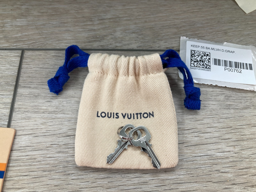 Louis Vuitton Keepall 55 Duffle Weekender Bag Damier Graphite Canvas JL Initials - Picture 15 of 23