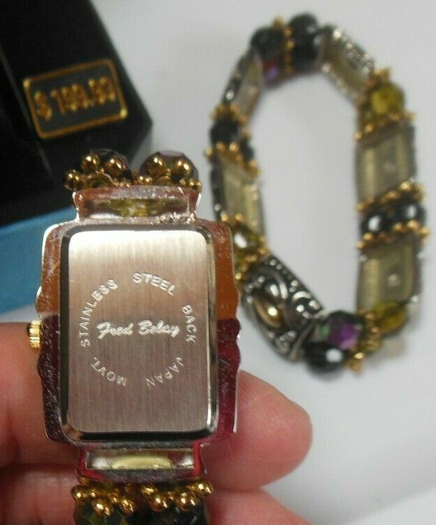 NWOT‎ FRED BELAY WATCH WITH BRACLET SET 2 PIECES GIFT Fred Belay | Accessories | Watch Bracelet Set | Poshmark main image 2