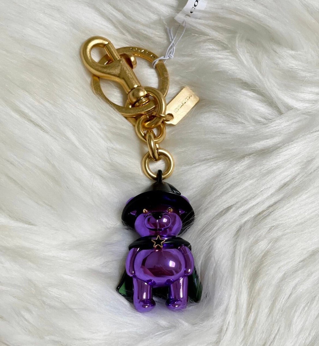 小物 Moo NWT COACH HALLOWEEN BEAR BAG CHARM/KEYCHAIN 6072/6073/6074