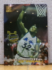 GREAT PHOTO BASKETBALL CARD SHAQUILLE O'NEAL ORL. MAGIC FREQUENT FLYERS CHROME