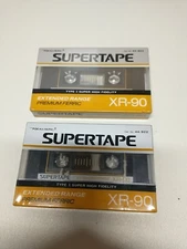 2 New Sealed Realistic XR-90 Supertape Cassette Tapes 