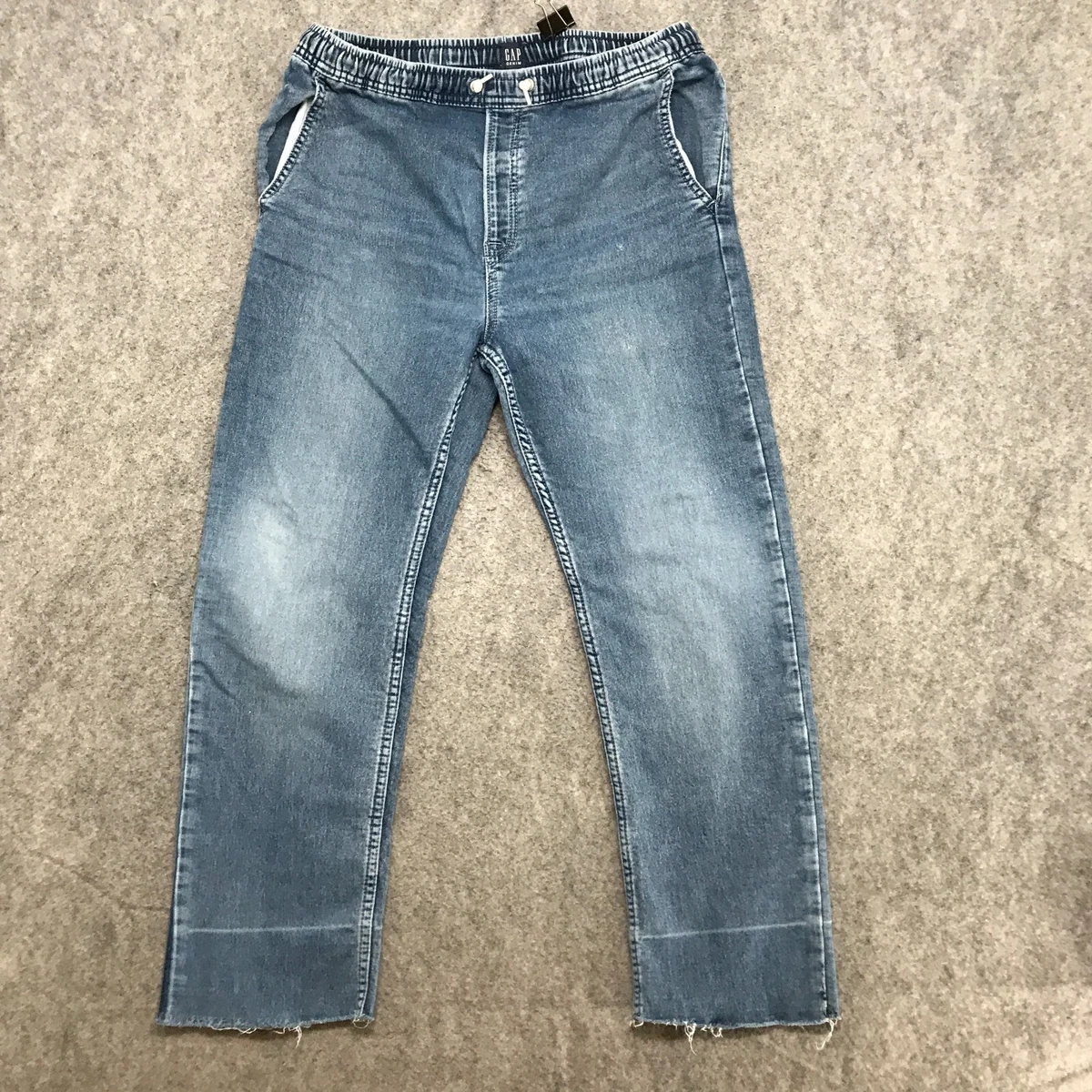 Boys husky store elastic waist jeans