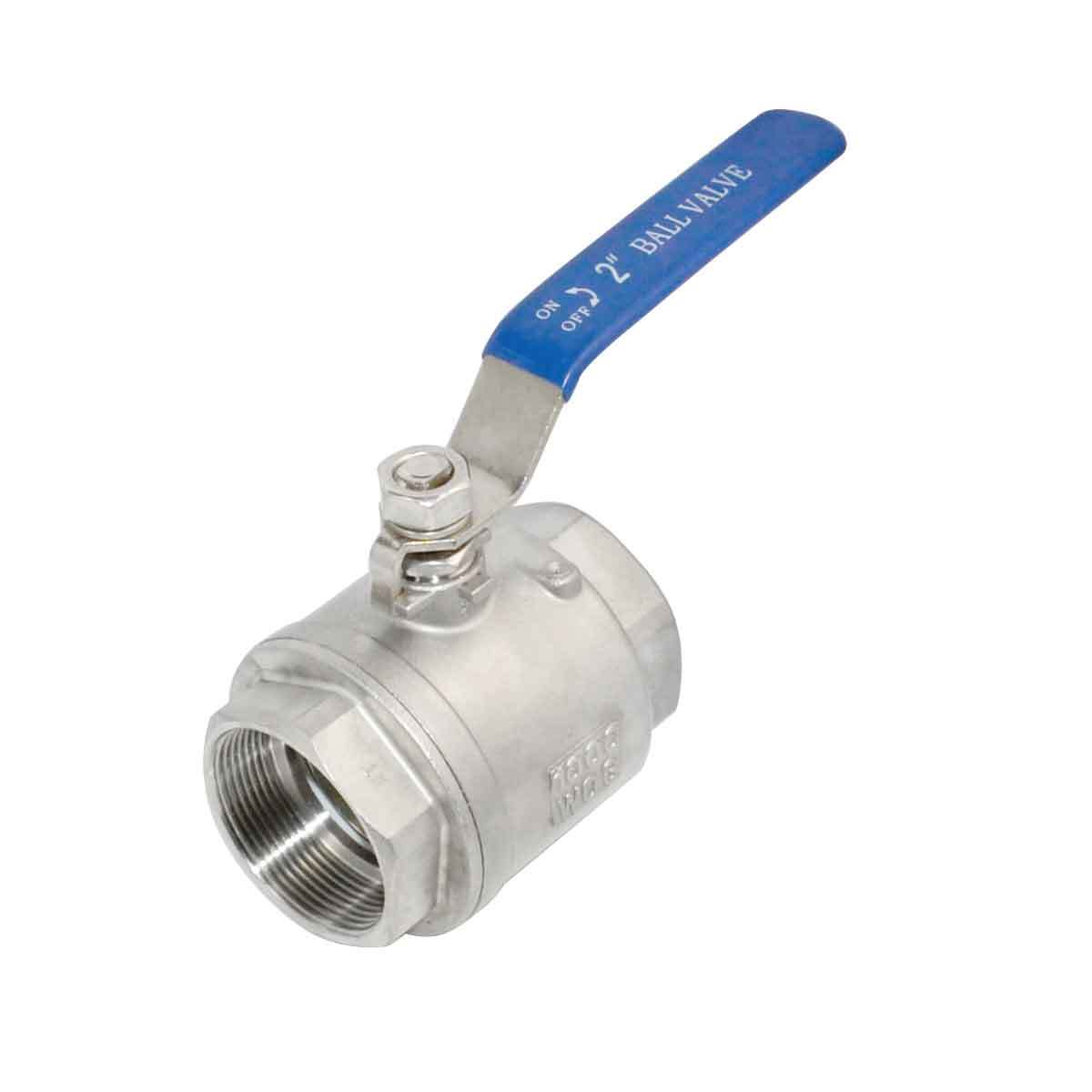 US STOCK 2" 2 inch NPT Threaded Full Port Ball Valve Stainless Steel SS 316 oil