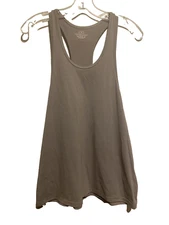 Men's Tank Top Racerback Bodybuilding Fitness Unbranded Size Medium Gray NWOT