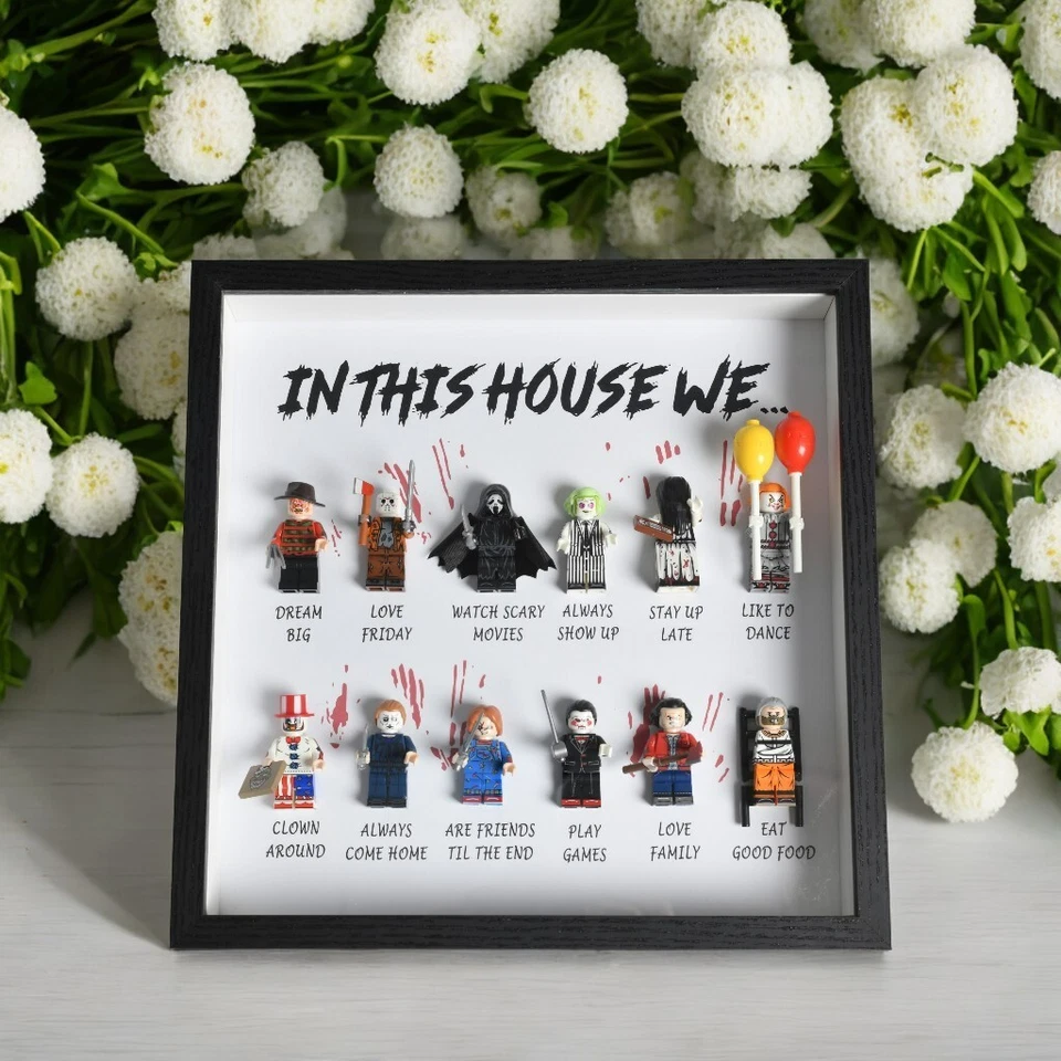 Quadro de presente de terror In This House We… | Filme de terror de Halloween presente personalizado 12 - Imagem 4 de 4