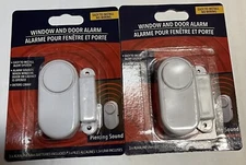 2x Wireless Security Burglar Alarm Home Window And Door System Magnetic Sensor