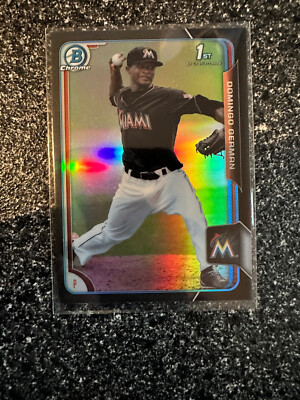 DOMINGO GERMAN 2015 Bowman Chrome 1st #BCP118 Black Refractor