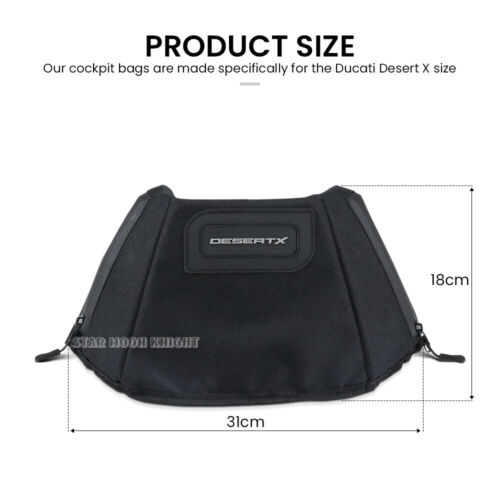 Waterproof Storage Mobile Phone Bag Cockpit Bags For Ducati DesertX 2022-2024 - Picture 4 of 15