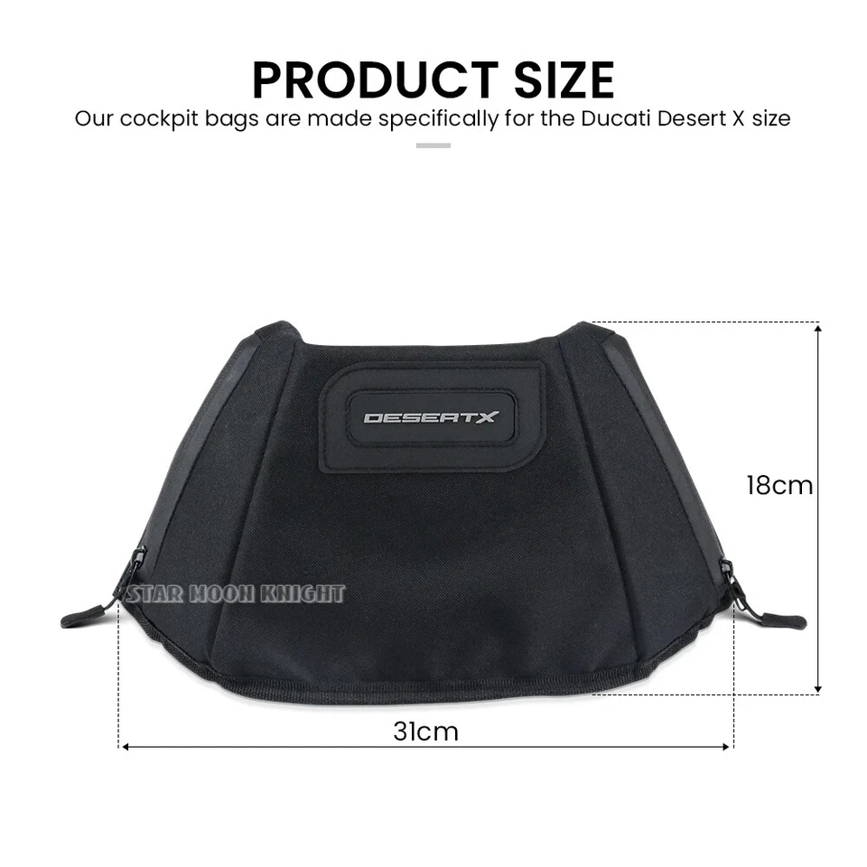Waterproof Storage Mobile Phone Bag Cockpit Bags For Ducati DesertX 2022-2024 - Image 4 of 4