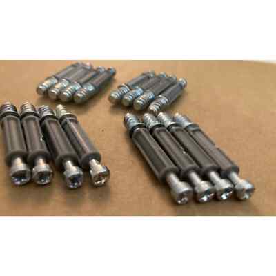 CRAZY WORKS 230×2 160 16x Ikea Part 118331 Cam Lock Fastener Screws Plastic and metal