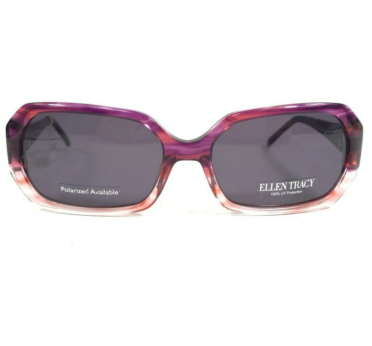 NOS Vintage Y2K Designer Sunglasses | Ellen Tracy | Narrow Burgundy Plastic Vintage Y2K Bluebay Safilo Sunglasses, Burgundy Rectangular  main image 3