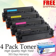 4P For HP LaserJet Pro M454dw M479fdw MFP Color Toner No Chip W2020A 414A ink