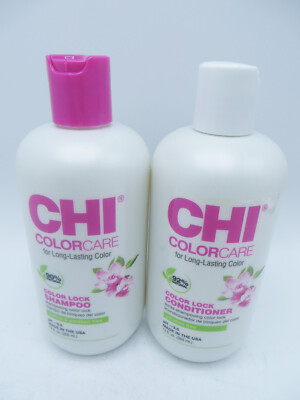CHI COLOR CARE COLOR LOCK SHAMPOO & CONDITIONER 12 oz