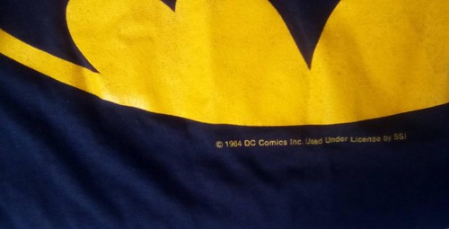 Vintage Batman T-Shirt Circa 1980 DC Comics Black L - Bild 2 von 4