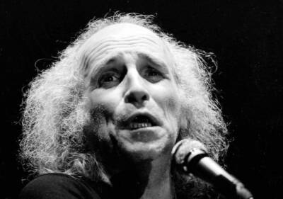 Leo Ferre French Singer During The Recording Of Mal Aime Barclay 1972 OLD PHOTO