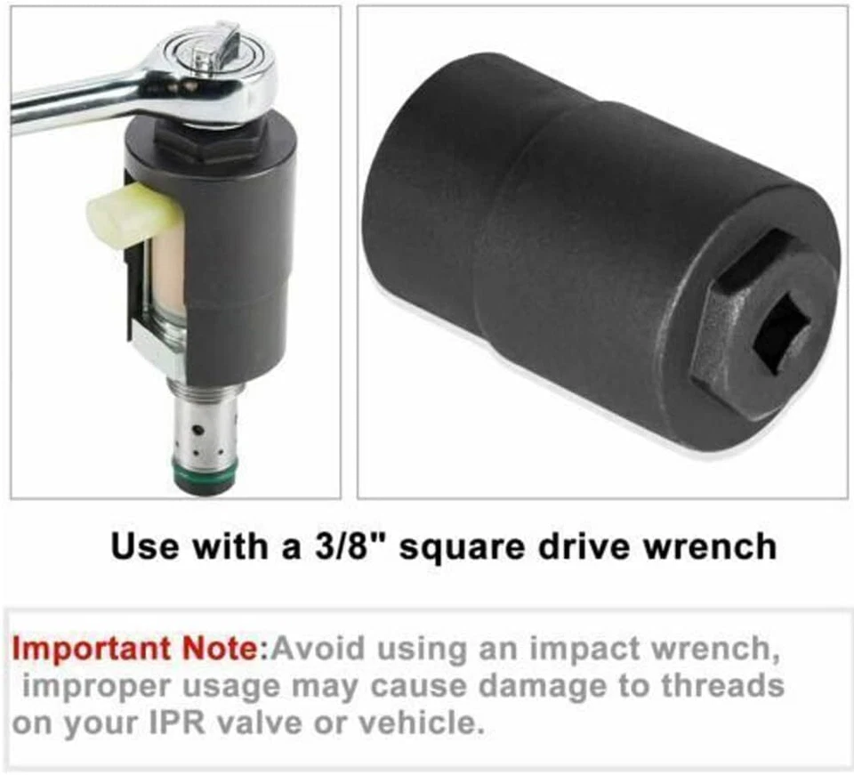 For Ford 2003-2010 6.0L Powerstroke F250 F350 6.0 IPR Valve Socket with Seal Kit Foto 3 de 4