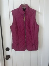 Just Joules Vest Wine Size 8