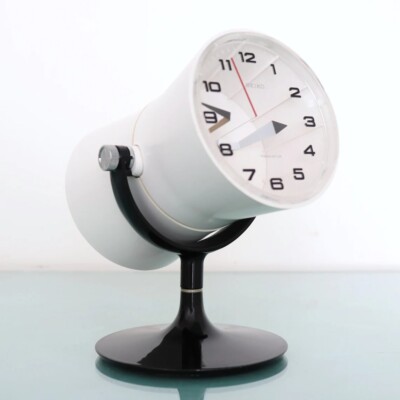 SEIKO TTZ114 Mantel Clock DIABOLO! Vintage EXTREME Rare Metal