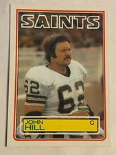 1983 Topps #115 John Hill New Orleans Saints