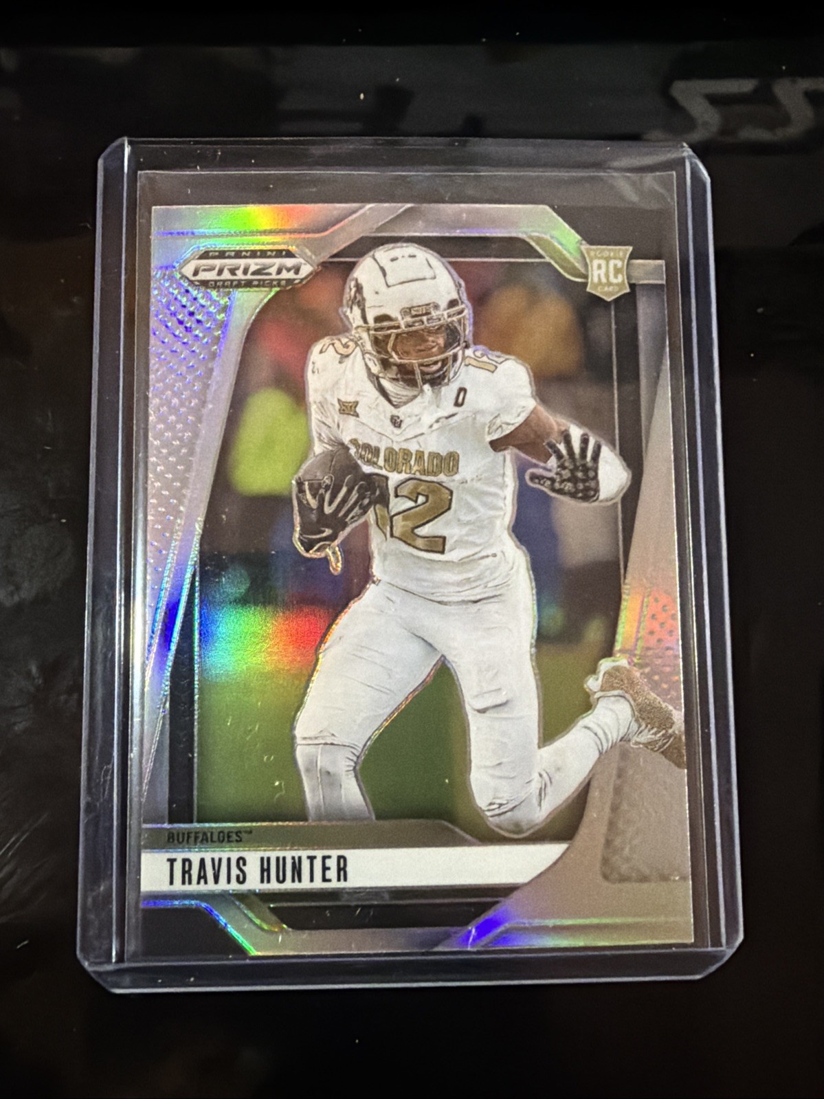 2025 Panini Prizm Draft Picks Travis Hunter #21 Silver Prizm RC Colorado Buffalo