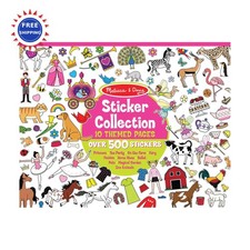 Sticker Collection Book Melissa  Doug Princesses Tea Party Animals 500 