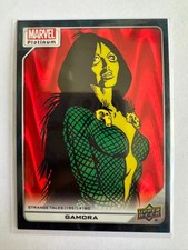 2022 UD Marvel Platinum Teal Wave GAMORA 483/799