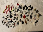 Loose Lot of Lego STAR WARS minifigures named characters weapons parts etc