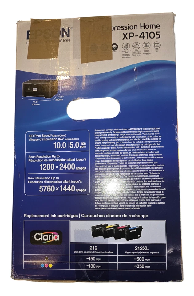 Epson Expression Home XP-4105 All-In-One Inkjet Printer - Image 4 of 4