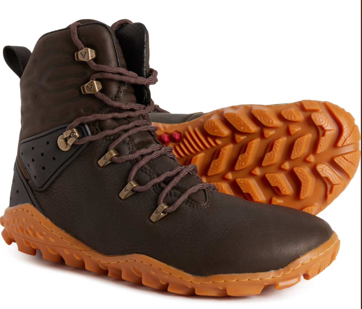 Vivobarefoot Tracker Forest ESG Boots Leather 35 US 3.5 Kids 4.5