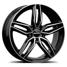 CERCHIO IN LEGA PER FORD S-MAX 8,0J18" 5X108 40 73,10 GMP FASTEN BLACK DIAMOND