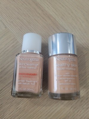 Neutrogena Skin Clearing Oil-Free & Healthy Skin Liquid Foundations. 30 Buff