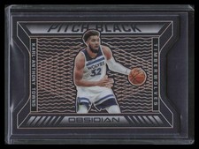 2020-21 Panini Obsidian Pitch Black Electric Etch Orange Karl-Anthony Towns 5/35