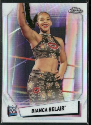 2021 Topps Chrome WWE #IV-18 Bianca Belair Image Variations refractor (000498)