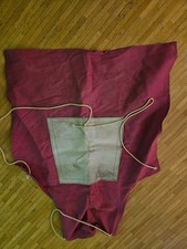 Arbeitskleidung Schürze/Schutz Schürze in weinrot mit Leder Brustschutz