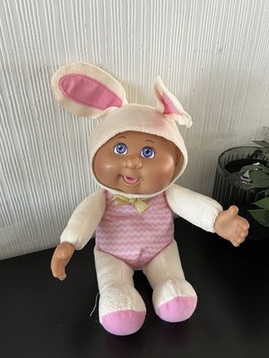 Cabbage Patch Kids Cuties Hase weiche Plüschpuppe weiß und rosa