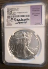 2016 American Silver Eagle First Releases 30th Anniv Elizabeth Jones NGC MS70