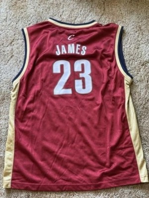 Reebok Cleveland Cavaliers LeBron James #23 Jersey Youth XL NBA Team Apparel