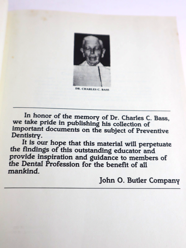 Collected Papers Relative to Dental Health by Charles C. Bass. 1984. HC. - Picture 6 of 14