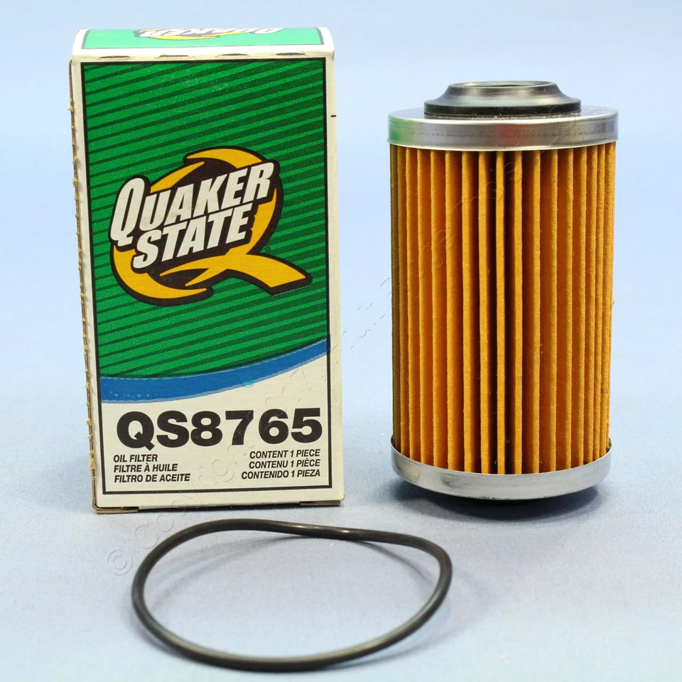 12 filtros de aceite Quaker State QS8765 para 05-11 Cadillac SRX STS 10-15 Chevy Camaro Foto 2 de 4