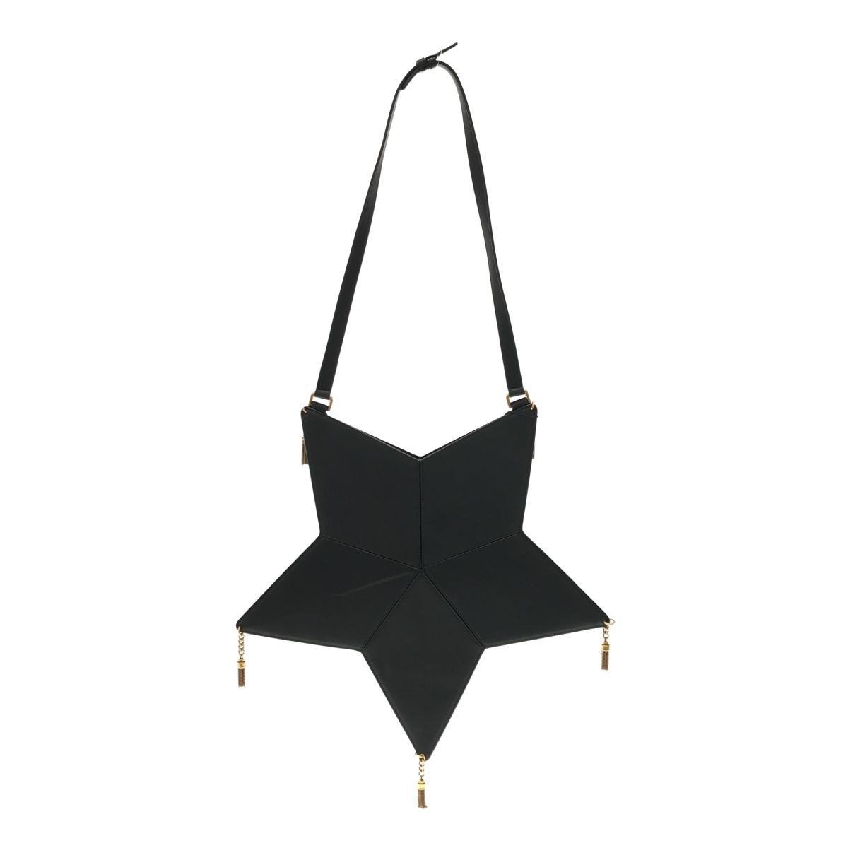 Borsa SAINT LAURENT Astro Star in pelle nera 36 cm 14 1 pollici 712039 con sacchetto antipolvere
