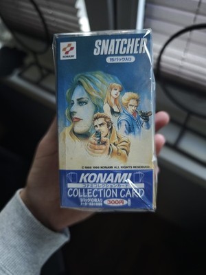 Snatcher Konami Collection Card Box Japan Rare Sealed Boosters Hideo Kojima