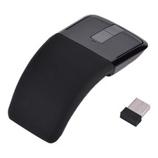 Black USB Foldable Touch Mouse for PC Notebook Smart TV Portable Wireless