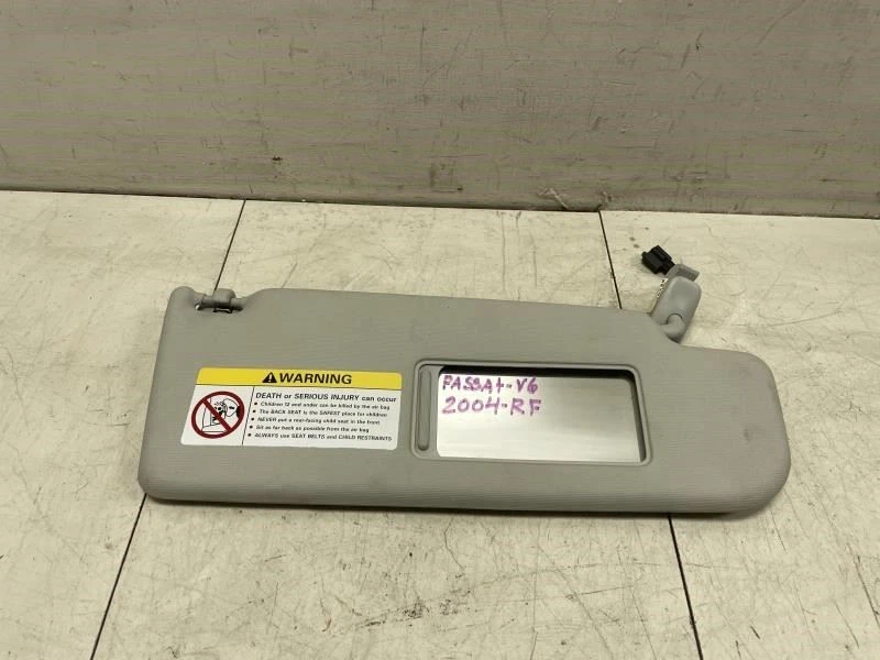 Parasol interior pasajero delantero derecho Volkswagen Passat V6 GLX 2000 2008 OEM+ Foto 4 de 4